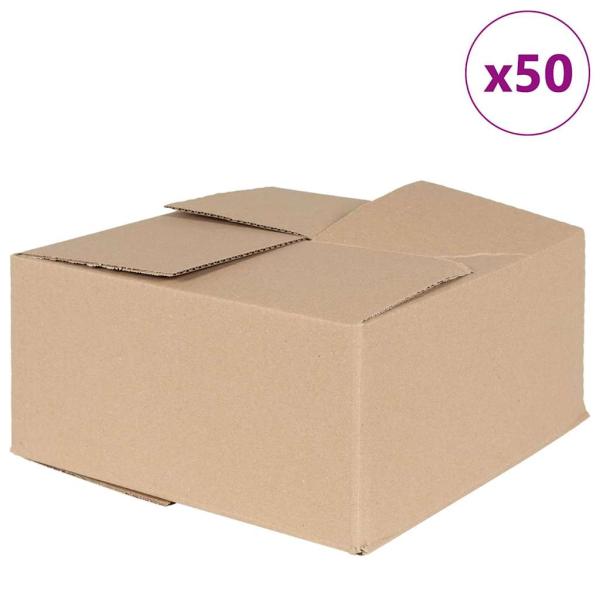 Faltbox mit Speicher 50 Stk. Natur 30 x 30 x 15 cm Karton