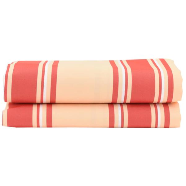 Markisenersatzstoff Gelb und Orange 1000 x 160 cm Polyester