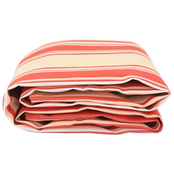 Markisenersatzstoff Gelb und Orange 1000 x 160 cm Polyester