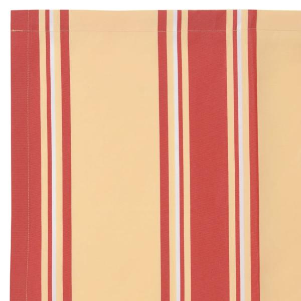 Markisenersatzstoff Gelb und Orange 1000 x 160 cm Polyester