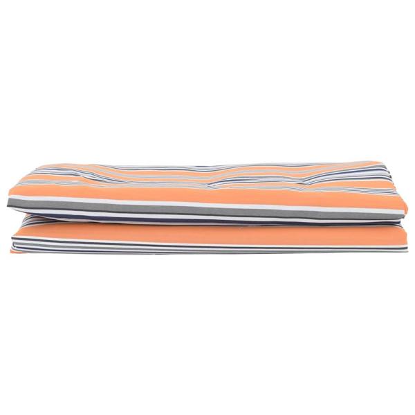 Markisenersatzstoff Blau und Orange 1000 x 160 cm Polyester