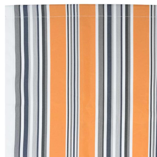 Markisenersatzstoff Blau und Orange 1000 x 160 cm Polyester