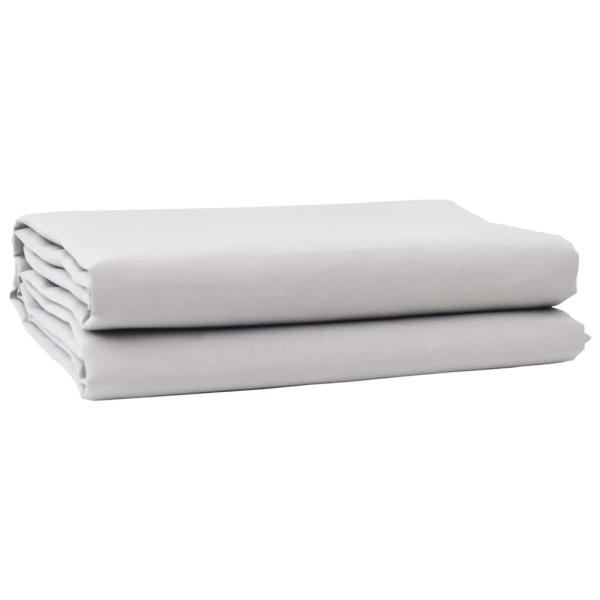 ARDEBO.de - Markisenersatzstoff Hellgrau 1000 x 160 cm Polyester