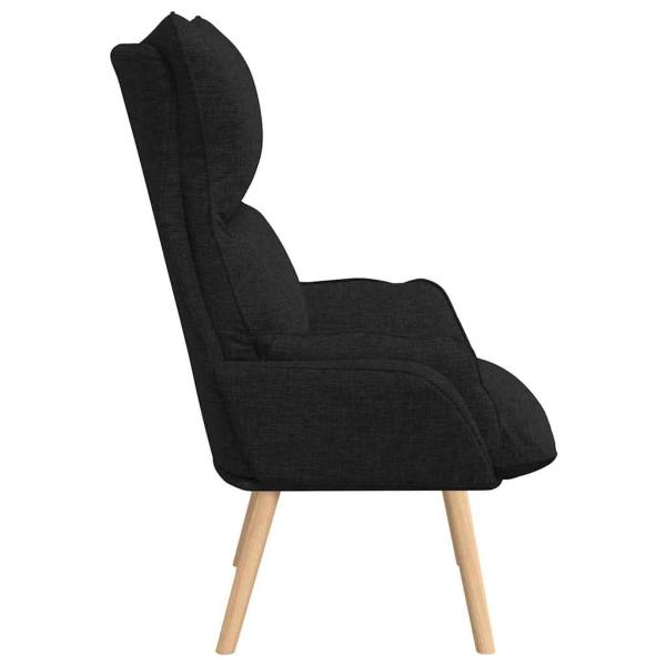 Sessel Schwarz 69 x 74 x 93 cm Stoff und Sperrholz
