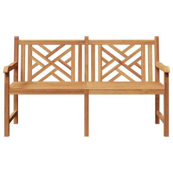 Gartenbank 150 x 60 x 90 cm Massivholz Teak