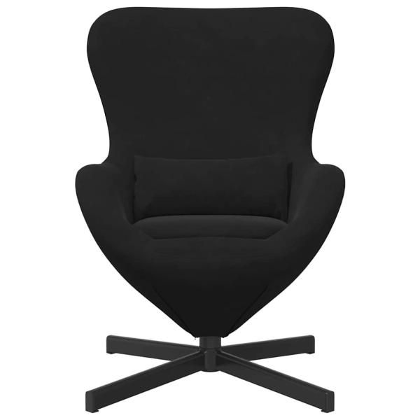 Eiersessel Schwarz 63 x 73 x 90 cm Samt