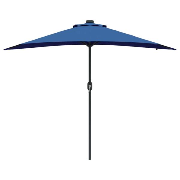 Garten-Sonnenschirm 294 x 150 x 223 cm Polyester und Stahl