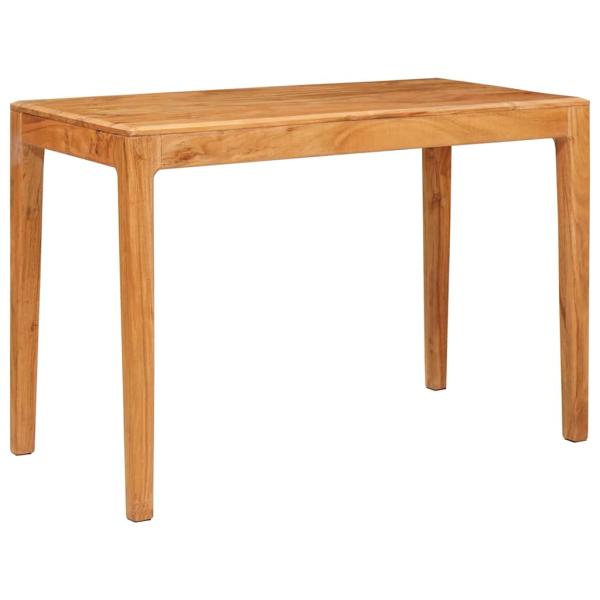 Esstisch 110 x 55 x 76 cm Massivholz Akazie Braun Rechteckig