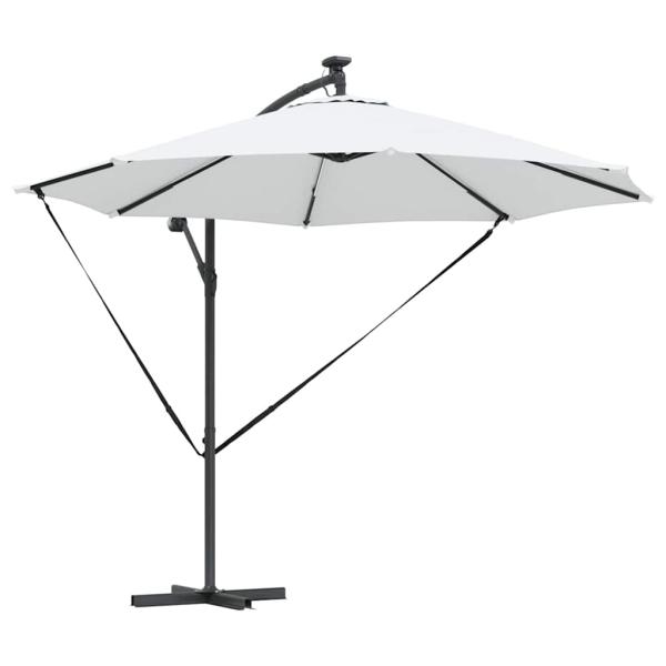 Sonnenschirm 294 x 294 x 248 cm Polyester und Aluminium Sand