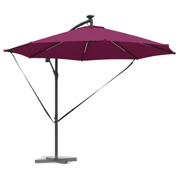 Sonnenschirm 294 x 294 x 248 cm Polyester und Aluminium