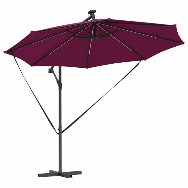 Sonnenschirm 294 x 294 x 248 cm Polyester und Aluminium