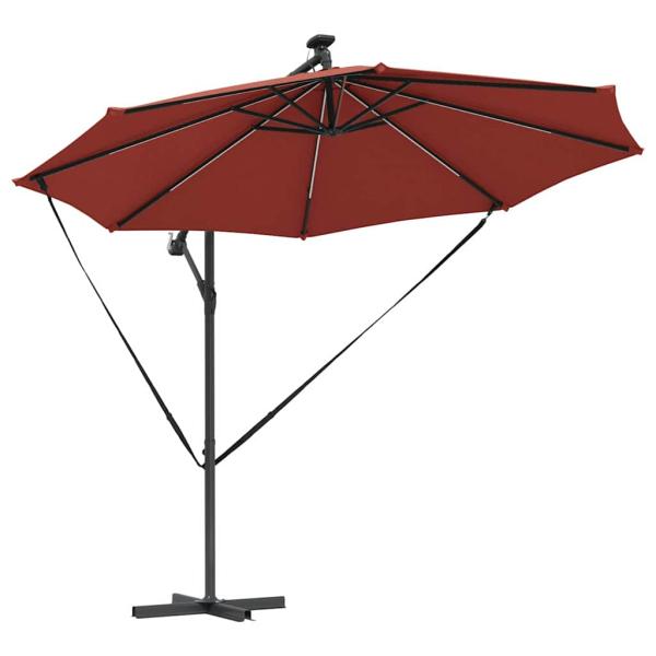 Sonnenschirm 294 x 294 x 248 cm Polyester und Aluminium