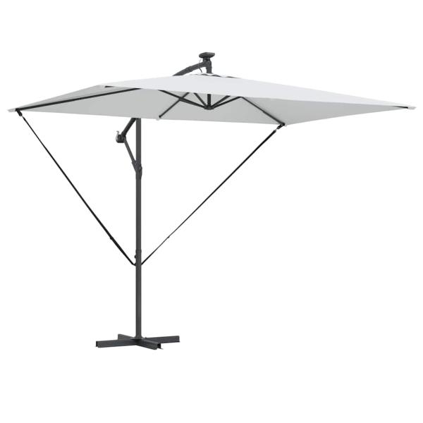 Sonnenschirm 294 x 200 x 270 cm Polyester und Aluminium Sand