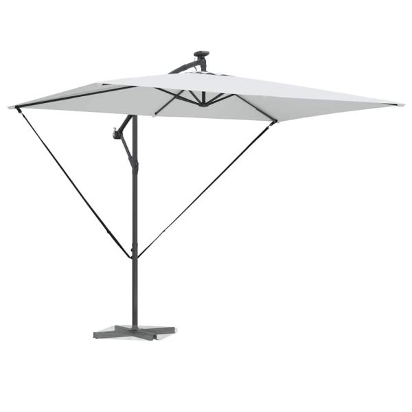 Sonnenschirm 294 x 200 x 270 cm Polyester und Aluminium Sand