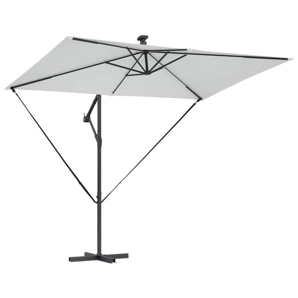 Sonnenschirm 294 x 200 x 270 cm Polyester und Aluminium Sand