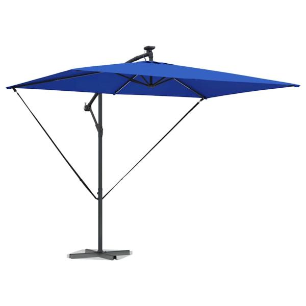 Sonnenschirm 294 x 200 x 270 cm Polyester und Aluminium