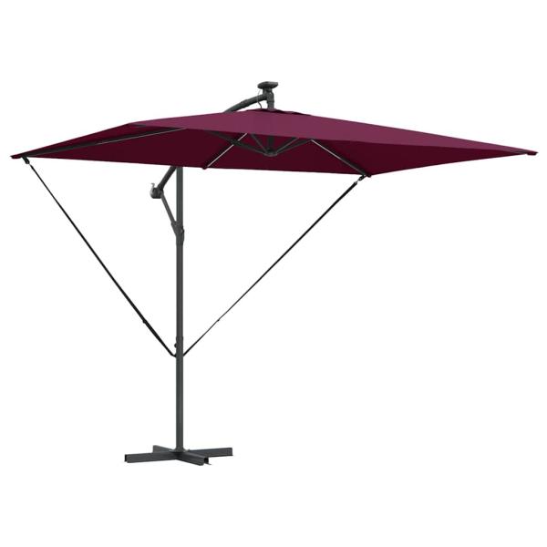 Sonnenschirm 294 x 200 x 270 cm Polyester und Aluminium