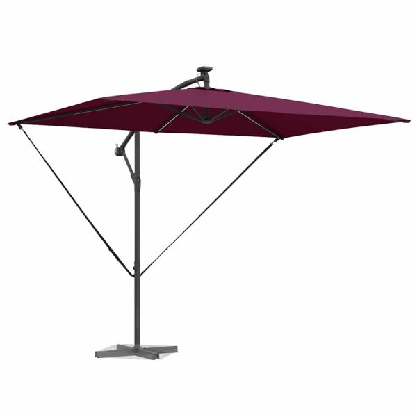 Sonnenschirm 294 x 200 x 270 cm Polyester und Aluminium