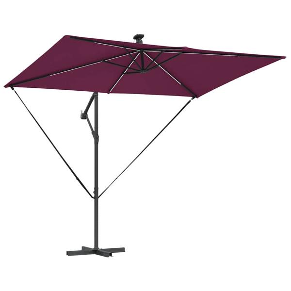 Sonnenschirm 294 x 200 x 270 cm Polyester und Aluminium