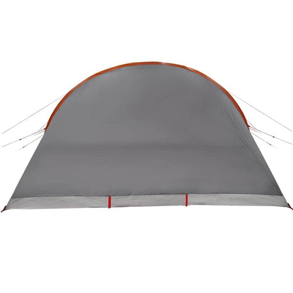 Tunnelzelt für 8 Personen Grau und Orange 710 x 460 x 245 cm