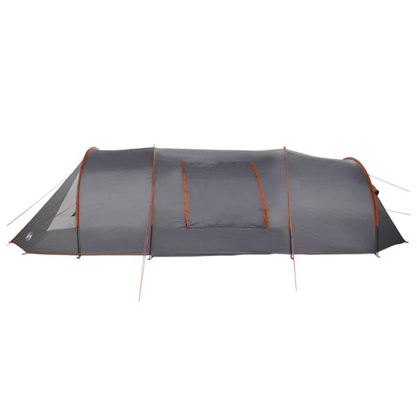 Tunnelzelt für 5 Personen Grau und Orange 805 x 405 x 211 cm