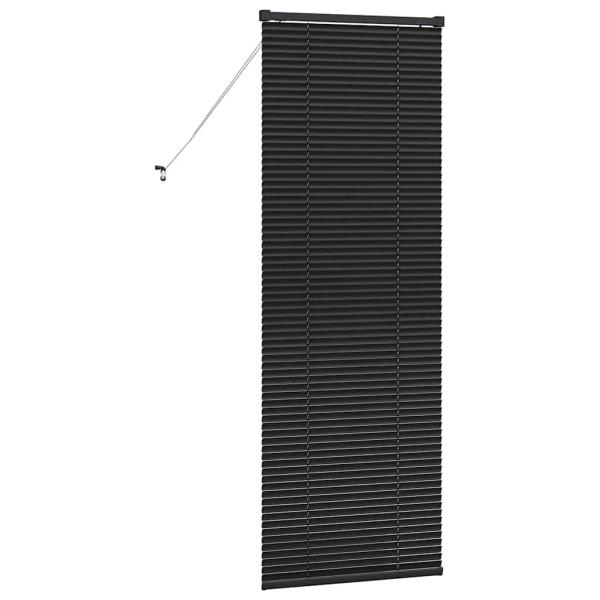 Venezianische Jalousien Schwarz 175 x 65 cm Aluminium