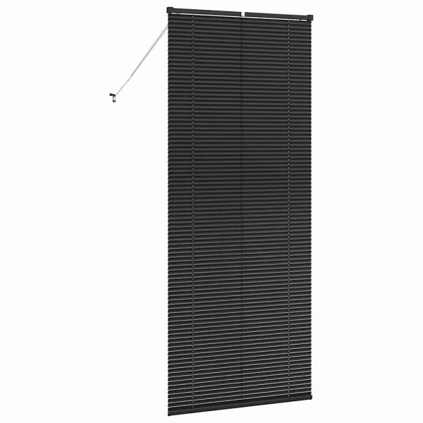 Venezianische Jalousien Schwarz 220 x 85 cm Aluminium