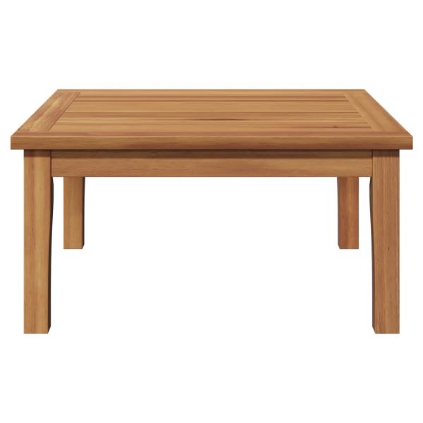 Gartentisch Braun Massivholz Teak