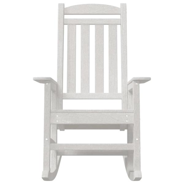 Garten-Schaukelstuhl Weiß HDPE