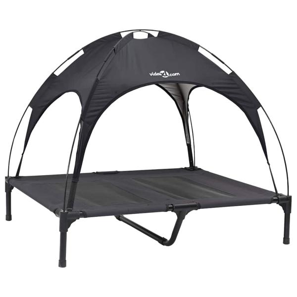 Hundebett Schwarz 92 x 77 x 82,5 cm Stahl