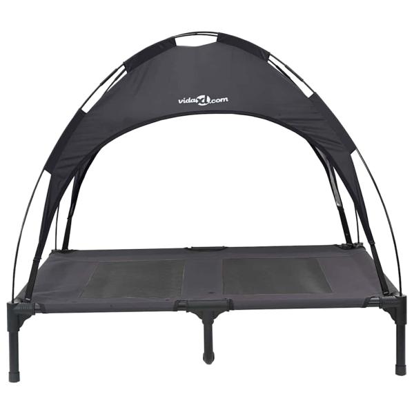 Hundebett Schwarz 92 x 77 x 82,5 cm Stahl