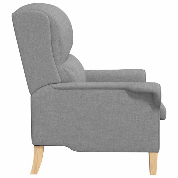 Sessel Hellgrau Stoff