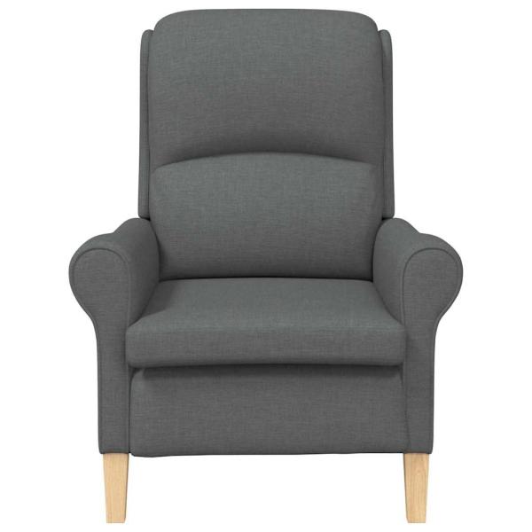 Sessel Dunkelgrau Stoff