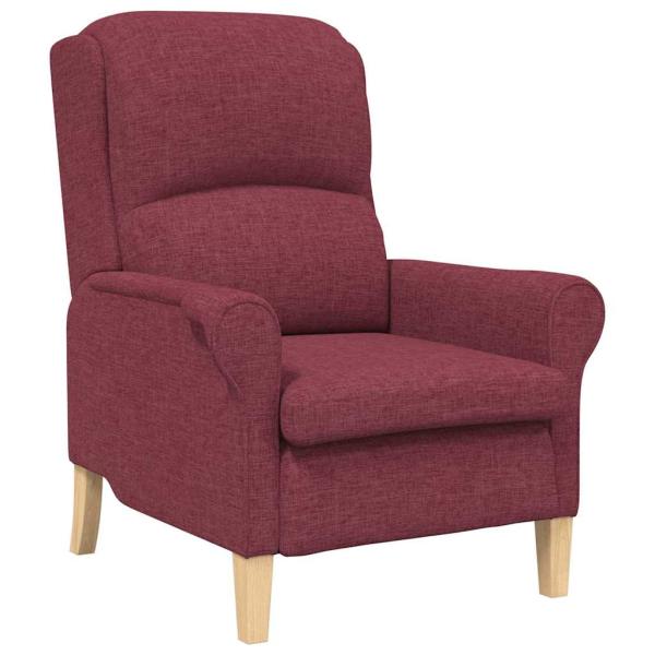 Sessel Weinrot Stoff