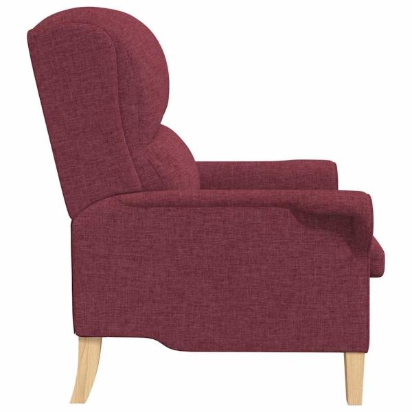 Sessel Weinrot Stoff