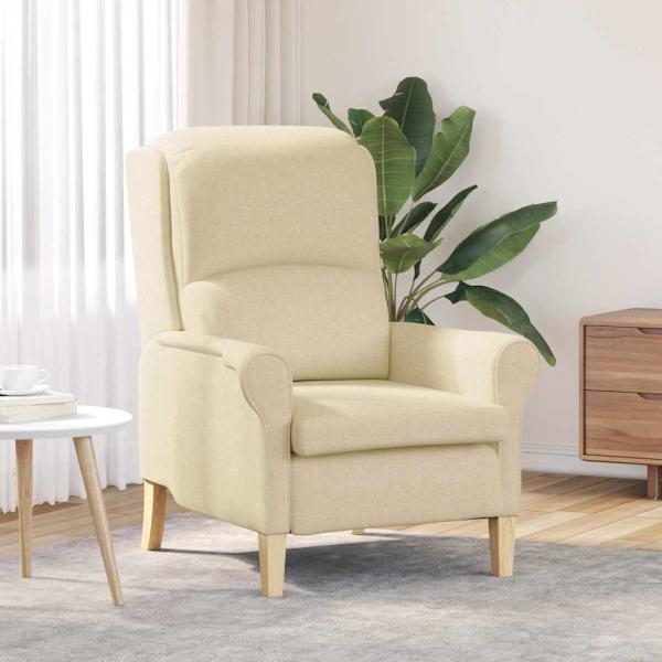 ARDEBO.de - Sessel Creme Stoff
