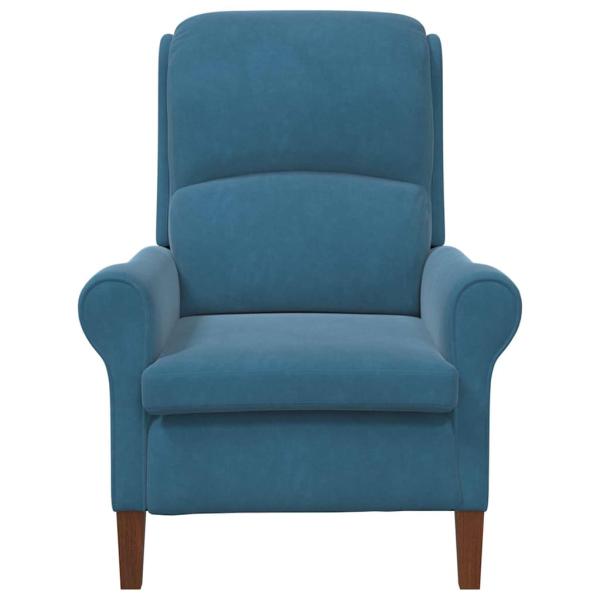 Sessel Blau Samt