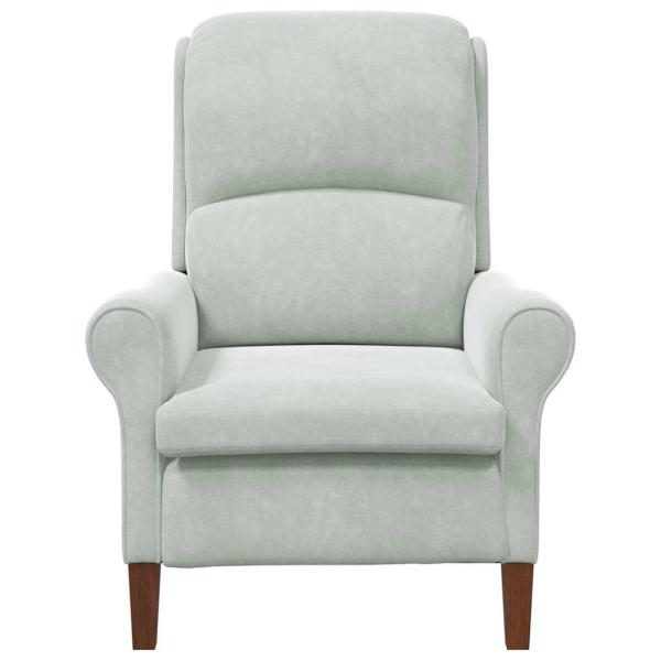 Sessel Hellgrau Samt
