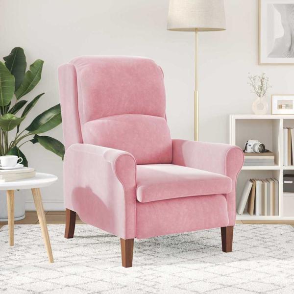 Sessel Rosa Samt