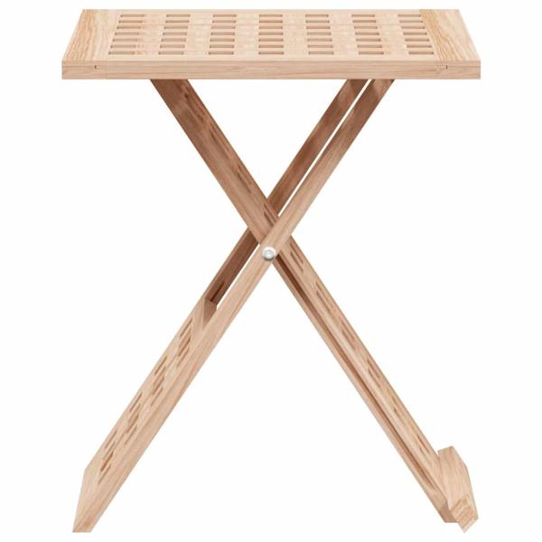 Couchtisch Braun 33 x 33 x 40,5 cm Massivholz aus Walnuss