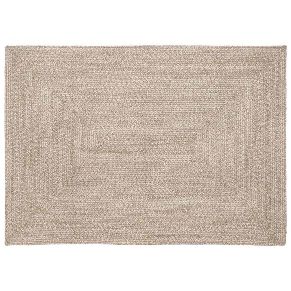 ARDEBO.de - Bereichsteppiche Natürlich und Weiß 120 x 170 cm Jute