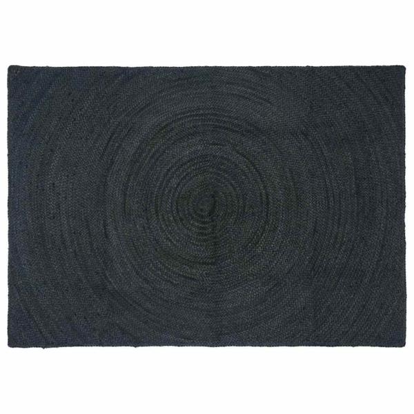 ARDEBO.de - Bereichsteppiche Dunkelgrau 140 x 200 cm Jute