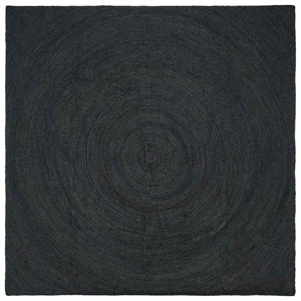 ARDEBO.de - Bereichsteppiche Dunkelgrau 300 x 300 cm Jute