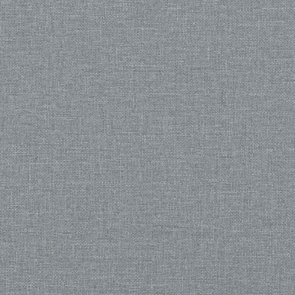 Hoher R?cken Sofa 101cm Hellgrau Stoff