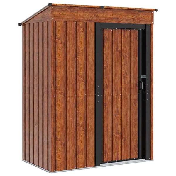 Gartenhütten Braun 137 x 81 x 180 cm Metall