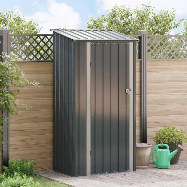 ARDEBO.de - Gartenhütten Anthrazit 103 x 74 x 200 cm Metall