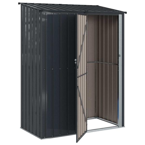 Gartenhütten Anthrazit 153,5 x 86 x 200 cm Metall