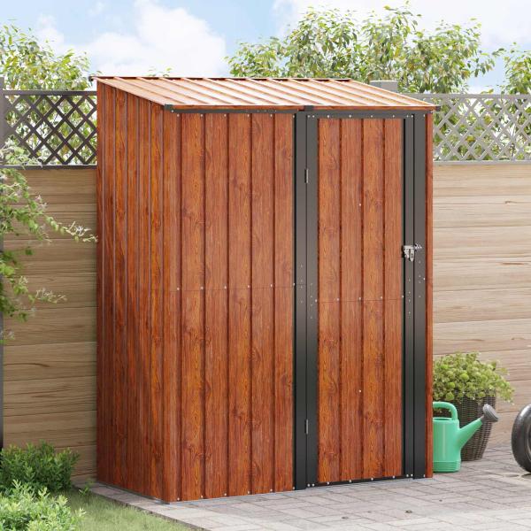 ARDEBO.de - Gartenhütten Braun 153,5 x 86 x 200 cm Metall