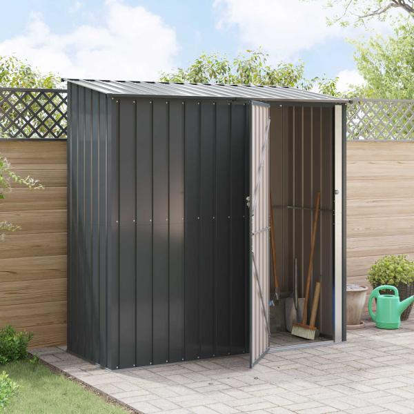 Gartenhütten Anthrazit 203 x 85,5 x 200 cm Metall