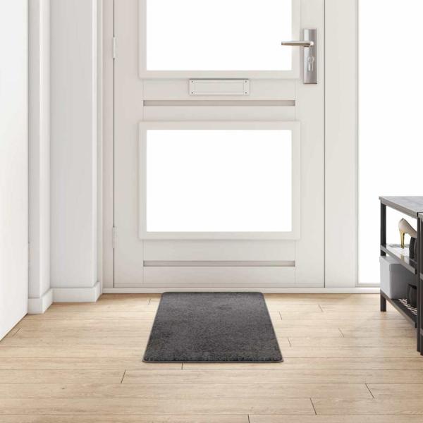 ARDEBO.de - Teppichläufer Grau 50 x 150 cm 100% Polypropylen Tuft